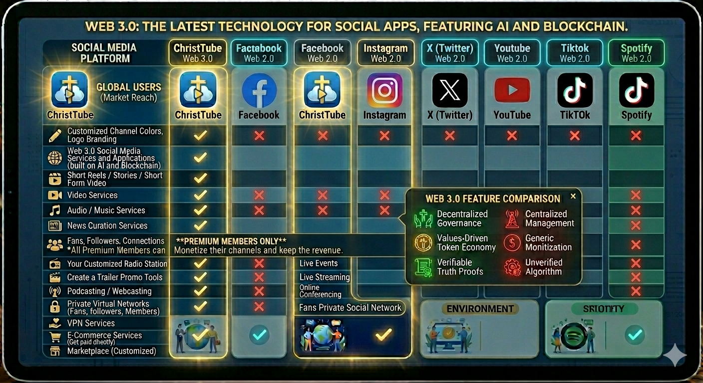 Web 3.0 comparison